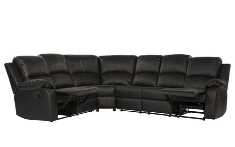 Bond Classic 6 Seat Leather Reclining Sectional Sofa