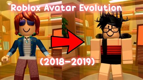 My Roblox Avatar Evolution In 1 Minute 2018 2019 Youtube