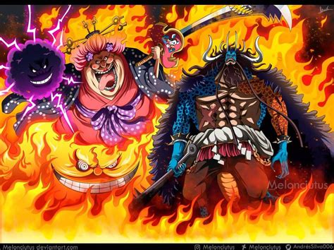 One Piece 1008 Big Mom And Kaido By Melonciutus On Deviantart One Piece Big Mom Kaido One