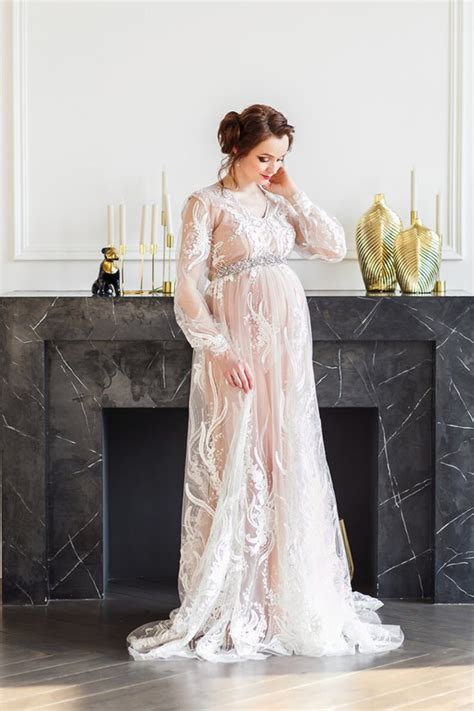 Royal Maternity Dress For Photo Shoots Pregnancy Dress Etsy