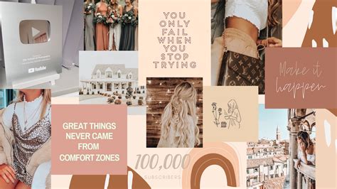 Girly Things Collage Aesthetic Desktop Wallpapers