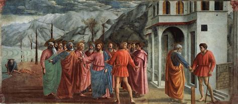 Θεόφιλος ὁ ἀντιοχεύς) was patriarch of antioch from 169 until 182. Masaccio, Le Tribut de Saint-Pierre, v. 1427, chapelle ...