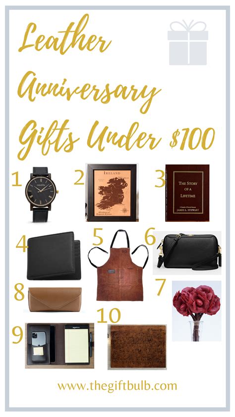 Best Leather Anniversary Gifts Ideas For Him And Her Unique Presents