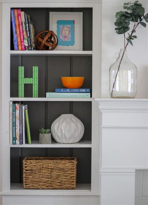 Bookshelves Painted With Benjamin Moores Kendall Charcoal Styling