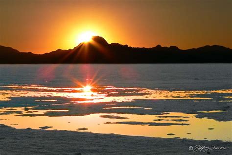 Many of the places look to be completely. Sunset Over Bonneville Salt Flats - Jeffrey Favero Fine ...