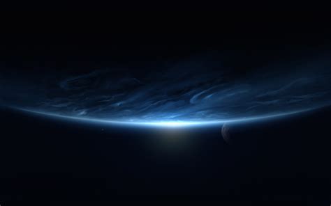 Super high resolution space wallpaper. ml51-space-sunrise-dark-minimal - Papers.co