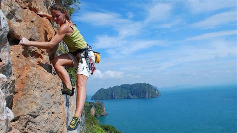 Rock Climb Thailand Mountain Skills Rock Climbing Adventures