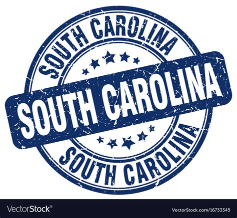South Carolina Stamp Royalty Free Vector Image