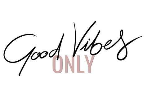 Good vibes only typography png | Free transparent png - 2041826 png image