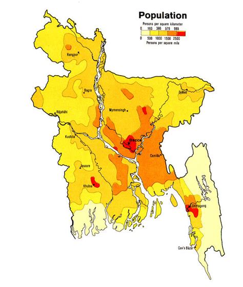 Population Map Of Bangladesh Images And Photos Finder