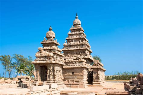 Shore Temple Dravidian Architecture 7th Century Unesco Britannica