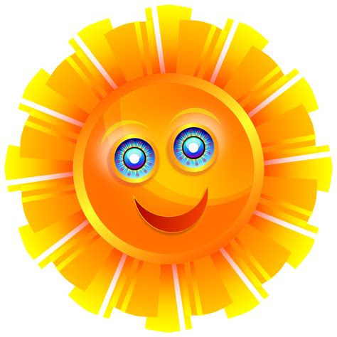 Happy Sun Vector Clipart Image Free Stock Photo Public Domain Photo