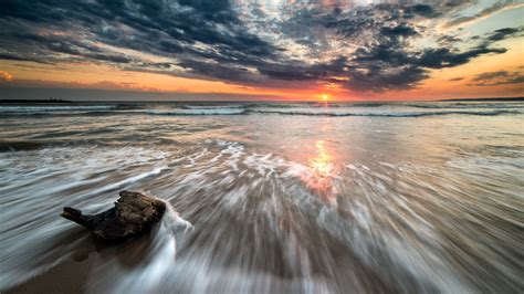 Beach Sunset 4k Ultra 高清壁纸 桌面背景 3840x2160 Id789756 Wallpaper Abyss