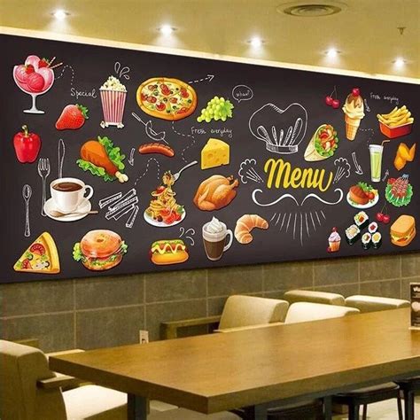 Fast Food Restaurant Wallpaper Restaurant Wallpaper Cafe Menu