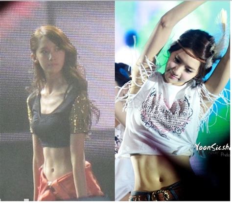 netizens take note of snsd yoona s defined abs itsfactandfiction
