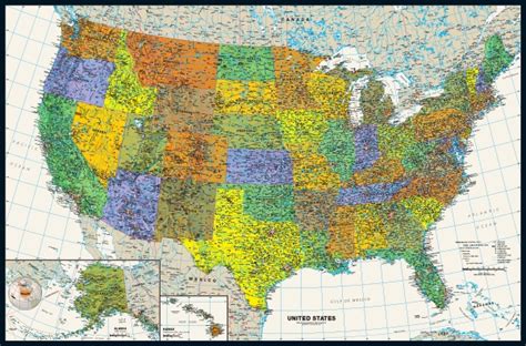 T Ideas Contemporary Usa Wall Map Find The Perfect T Map Here
