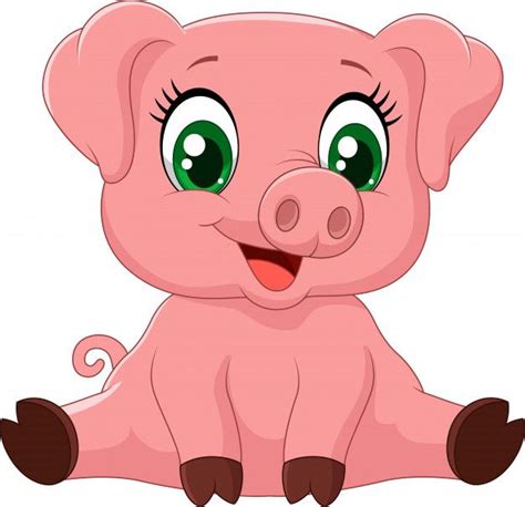 Freepik Recursos Gráficos para todos Ilustração de porco Filhote