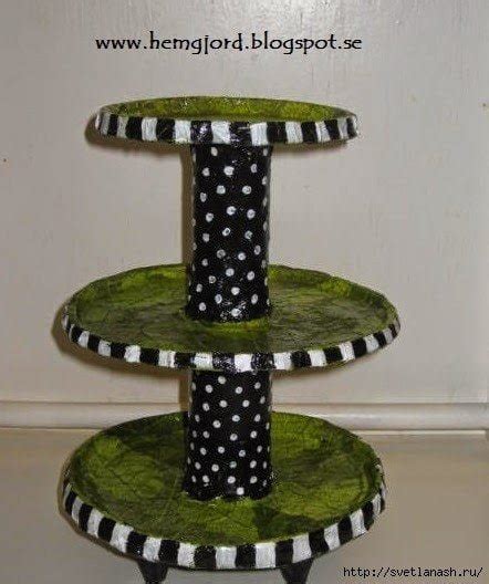 How To Make Cake Stands Simple Craft Idea