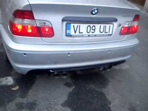 BMW E46 320d Exhaust - YouTube