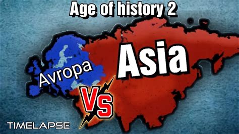 Asia Vs Europe Age Of History YouTube