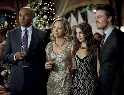 Arrow Year S End Image AR B B Pictured L R Colin Salmon As Walter Susanna