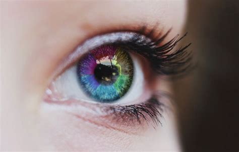 Rainbow Eyes 🌈 In 2020 Rainbow Eyes Eyes Aesthetic