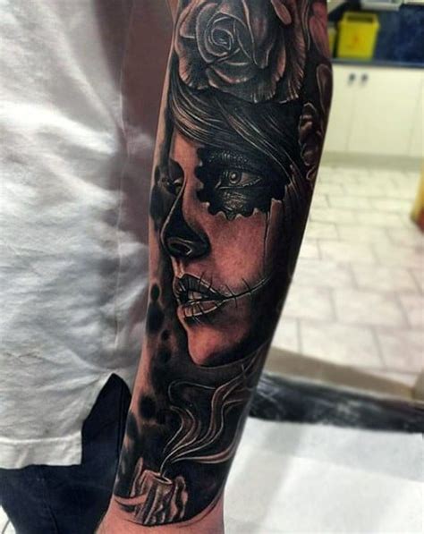Daniel dj february 24, 2019 no comments. 70 Day Of The Dead Tattoos For Men - Mexican Holiday Designs