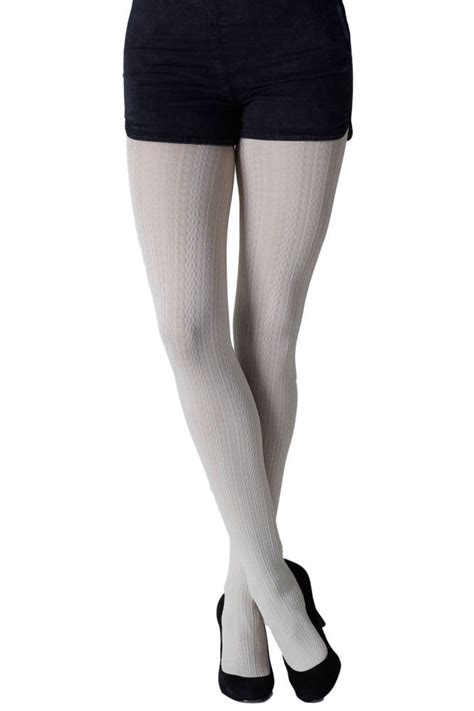 Cable Pattern Tights 1182 Cable Knit Tights Patterned Tights