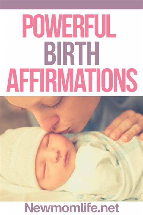 30 Positive Birth Affirmations For Moms To Be New Mom Life