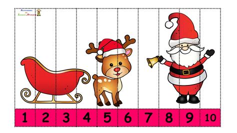 Puzzles Numéricos De Navidad Orientacion Andujar