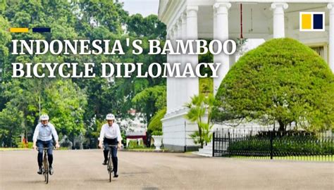 The Bamboo Made Two Wheelers Behind The Indonesian Presidents Bicycle