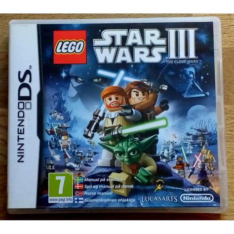 Nintendo Ds Lego Star Wars Iii The Clone Wars Lucasarts Obriens
