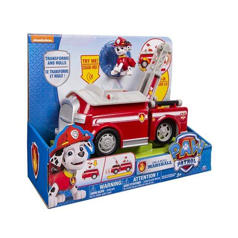 Paw Patrol On A Roll Marshall Fire Fightin Truck Set By Spin Master