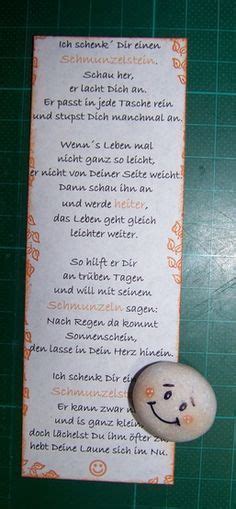 Check spelling or type a new query. Schmunzelsteine, mit kleinem Gedicht... Ich schenk' dir ...