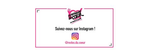 Suivez-nous sur Instagram ! | Les Restos du Cœur