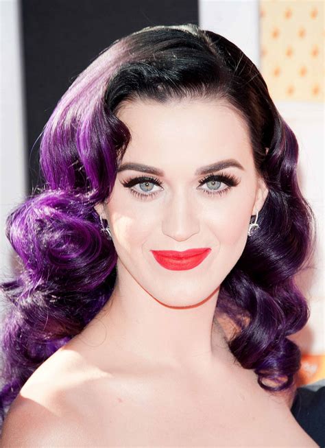 Celebrities With Purple Hair Spefashion