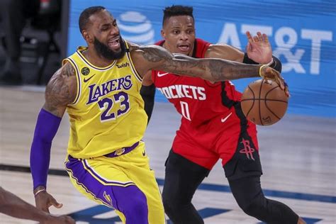 Nba Los Angeles Lakers Win Game Four Of Semi Finals Put Houston