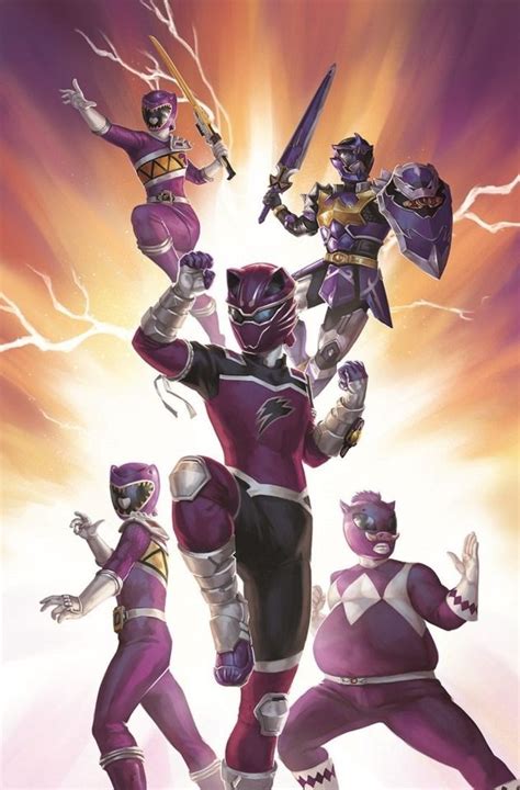 One Of The Rarest Power Ranger Colors The Purple Ranger Has Been Both