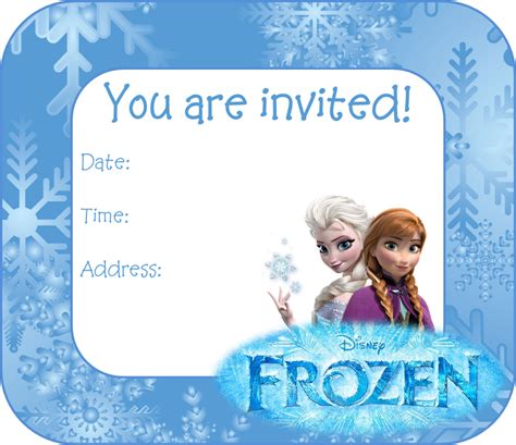 ✅ you can use these templates for birthday party or baby shower. Frozen Birthday Party Invitation -- FREE PDF Download ...
