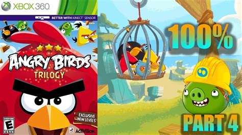 Angry Birds Classic The Big Setup 42 100 Xbox 360 Longplay Pt4