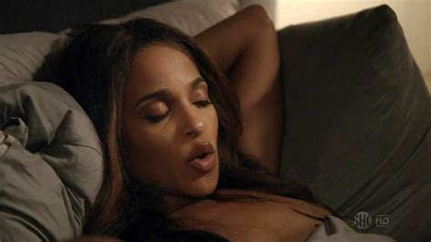 Megalyn Echikunwoke Naked Tits And Choco Nipples From House Of Lies