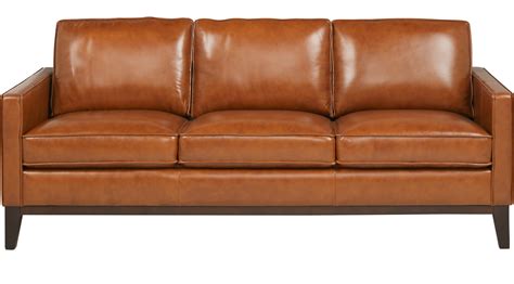 Sofas, loveseats, & sets (110) Greenwich Sienna Brown Leather Sofa - Classic - Contemporary,