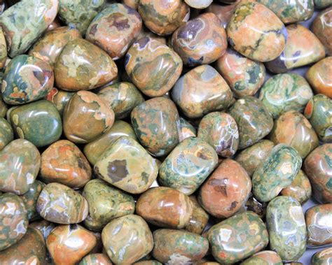 Rhyolite Tumbled Stones Choose Ounces Or Lb Bulk Wholesale Lots