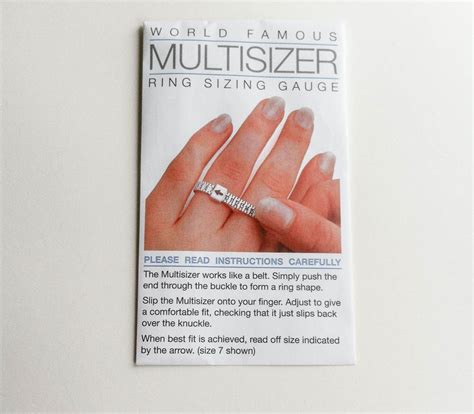 Ring Size Finder Adjustable Ring Sizer Re Usable Ring Etsy Canada