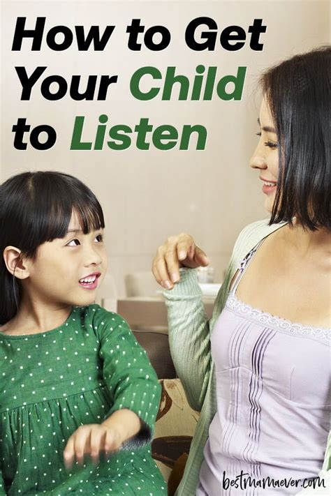 How To Get Your Child To Listen 8 Ultimate Tips Children Kids And