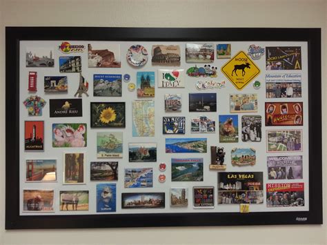 Fun Way To Display Magnet Collection Using Magnet Board 2008 Travel