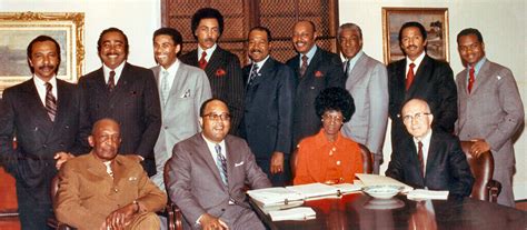 Congressional Black Caucus 1971 •