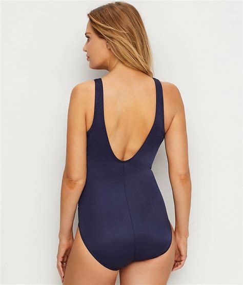 Miraclesuit MIDNIGHT Rock Solid Arden One Piece Swimsuit US 10 UK 12