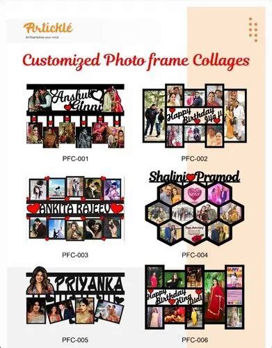 Brown Wooden Photo Collage For T Size 12in X 18in At Rs 799piece