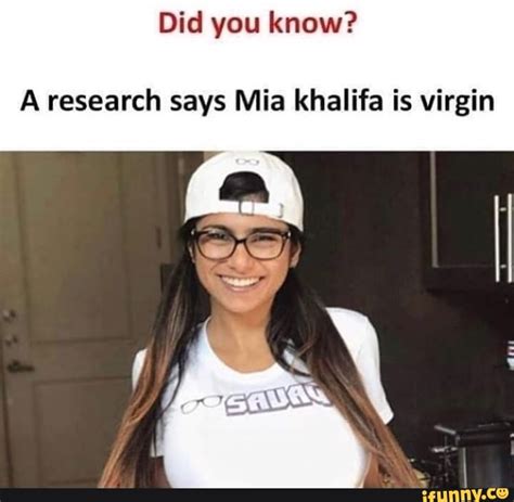 Did You Know A Research Says Mia Khalifa Is Virgin Seotitle